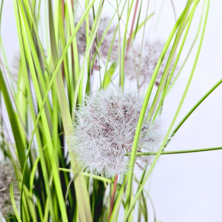 Künstliches grünes Gras Knoblauch 90 cm dekorativ im Topf