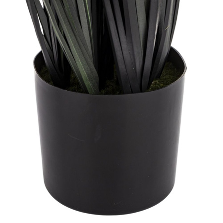 Künstliches schwarzes Gras 123 cm dekorativ im Topf